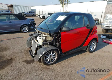 2008 Smart Fortwo Passion/Pure from USA, damaged, VIN WMEEJ31X98K109655